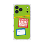 プレミアムスクエアケース with MagSafe［ FRAGILE Stickers - Green ］