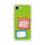 プレミアムスクエアケース with MagSafe［ FRAGILE Stickers - Green ］