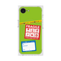 プレミアムスクエアケース with MagSafe［ FRAGILE Stickers - Green ］