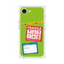 プレミアムスクエアケース with MagSafe［ FRAGILE Stickers - Green ］