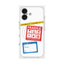 プレミアムスクエアケース with MagSafe［ FRAGILE Stickers - White ］
