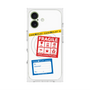 プレミアムスクエアケース with MagSafe［ FRAGILE Stickers - White ］