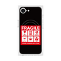 プレミアムスクエアケース with MagSafe［ FRAGILE Sticker - Black ］