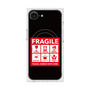 プレミアムスクエアケース with MagSafe［ FRAGILE Sticker - Black ］
