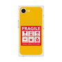 プレミアムスクエアケース with MagSafe［ FRAGILE Sticker - Yellow ］