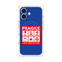 プレミアムスクエアケース with MagSafe［ FRAGILE Sticker - Blue ］
