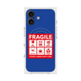 プレミアムスクエアケース with MagSafe［ FRAGILE Sticker - Blue ］
