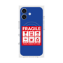 プレミアムスクエアケース with MagSafe［ FRAGILE Sticker - Blue ］