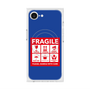 プレミアムスクエアケース with MagSafe［ FRAGILE Sticker - Blue ］