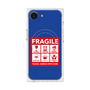 プレミアムスクエアケース with MagSafe［ FRAGILE Sticker - Blue ］