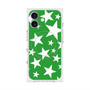 プレミアムスクエアケース with MagSafe［ Stars - Green ］