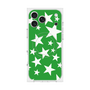 プレミアムスクエアケース with MagSafe［ Stars - Green ］