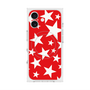プレミアムスクエアケース with MagSafe［ Stars - Red ］