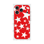 プレミアムスクエアケース with MagSafe［ Stars - Red ］