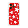 プレミアムスクエアケース with MagSafe［ Stars - Red ］