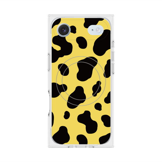 プレミアムスクエアケース with MagSafe［ Cow - Yellow ］