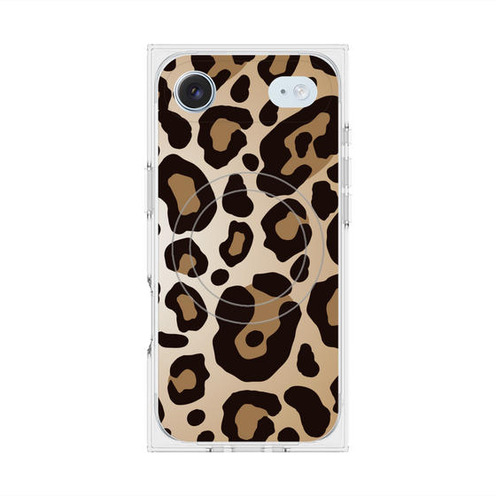 プレミアムスクエアケース with MagSafe［ Leopard - Yellow ］