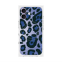 プレミアムスクエアケース with MagSafe［ Leopard - Blue ］