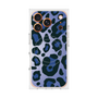 プレミアムスクエアケース with MagSafe［ Leopard - Blue ］