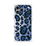 プレミアムスクエアケース with MagSafe［ Leopard - Blue ］