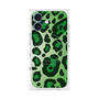 プレミアムスクエアケース with MagSafe［ Leopard - Green ］