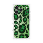 プレミアムスクエアケース with MagSafe［ Leopard - Green ］