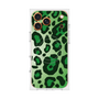 プレミアムスクエアケース with MagSafe［ Leopard - Green ］
