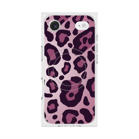 プレミアムスクエアケース with MagSafe［ Leopard - Pink ］