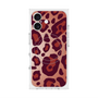 プレミアムスクエアケース with MagSafe［ Leopard - Red ］