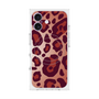 プレミアムスクエアケース with MagSafe［ Leopard - Red ］