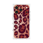 プレミアムスクエアケース with MagSafe［ Leopard - Red ］