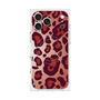プレミアムスクエアケース with MagSafe［ Leopard - Red ］