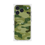 プレミアムスクエアケース with MagSafe［ Camouflage - Green ］