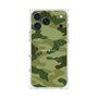 プレミアムスクエアケース with MagSafe［ Camouflage - Green ］
