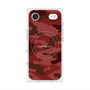 プレミアムスクエアケース with MagSafe［ Camouflage - Red ］