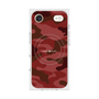 プレミアムスクエアケース with MagSafe［ Camouflage - Red ］