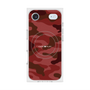 プレミアムスクエアケース with MagSafe［ Camouflage - Red ］
