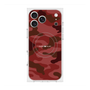 プレミアムスクエアケース with MagSafe［ Camouflage - Red ］