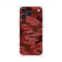 プレミアムスクエアケース with MagSafe［ Camouflage - Red ］