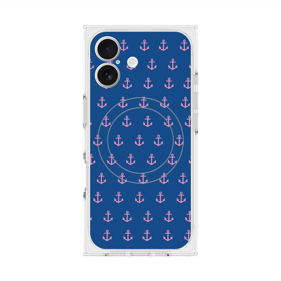 プレミアムスクエアケース with MagSafe［ Anchor - Pink ］