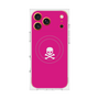 プレミアムスクエアケース with MagSafe［ スカル - Pink ］