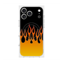 プレミアムスクエアケース with MagSafe［ 炎 - Orange ］