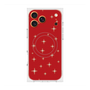 プレミアムスクエアケース with MagSafe［ Glitter - Red ］