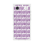プレミアムスクエアケース with MagSafe［ Nordic - Purple ］