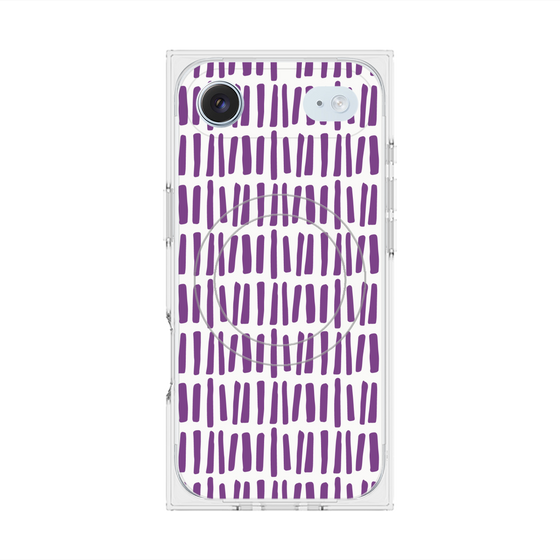 プレミアムスクエアケース with MagSafe［ Nordic - Purple ］