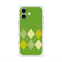 プレミアムスクエアケース with MagSafe［ Nordic Argyle - Green ］