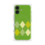 プレミアムスクエアケース with MagSafe［ Nordic Argyle - Green ］