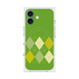プレミアムスクエアケース with MagSafe［ Nordic Argyle - Green ］