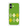 プレミアムスクエアケース with MagSafe［ Nordic Argyle - Green ］