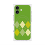 プレミアムスクエアケース with MagSafe［ Nordic Argyle - Green ］